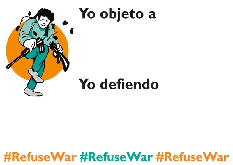 Plantilla gráfica para la declaración "RefuseWar"