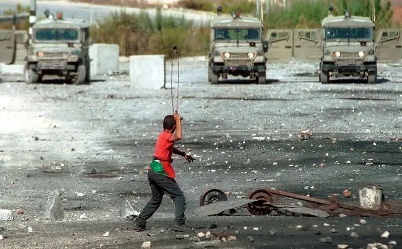 Manifestante de la segunda intifada